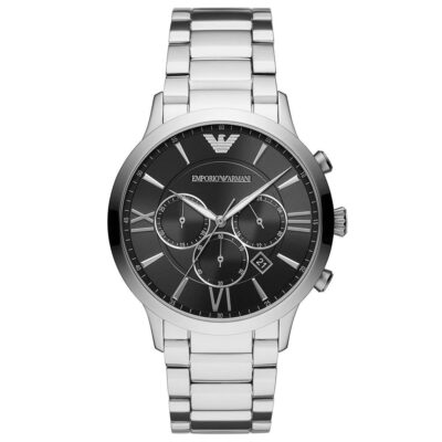 Emporio Armani Men's Black Chronograph Watch - AR11208